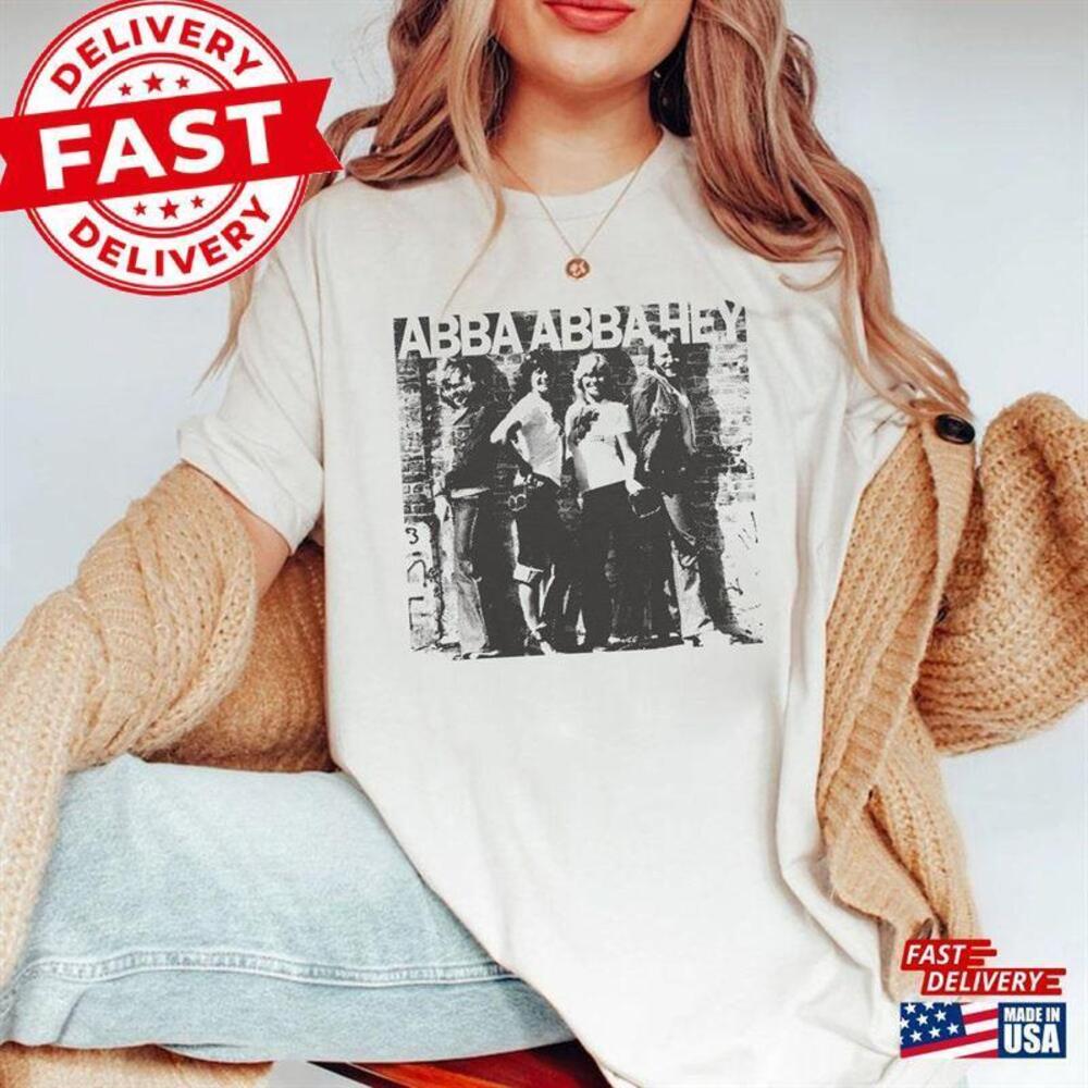 Retro Abba Hey Shirt Retro Band T-Shirt 1979 Foreigner Concert Tour Classic